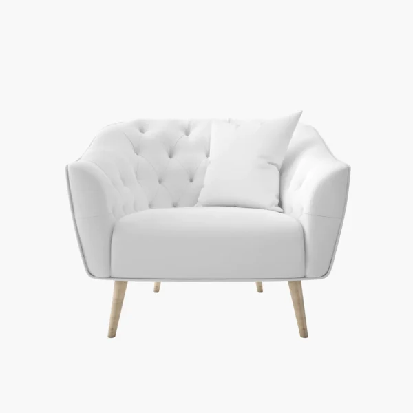 Modern Tufted Accent Armchair