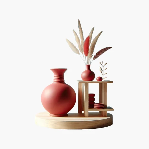 Modern Ceramic Vase Décor Set