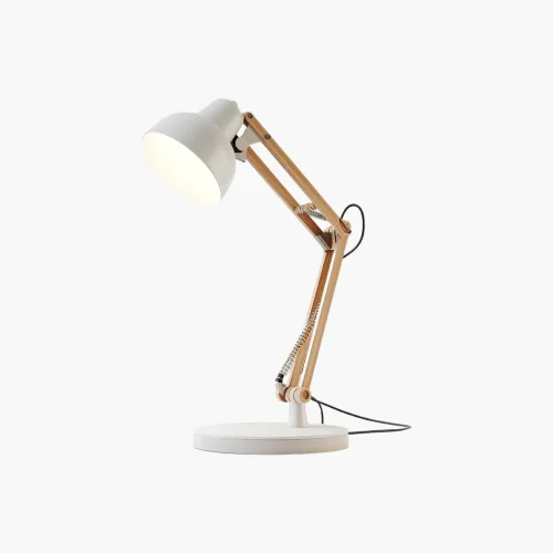Modern Adjustable Wooden Desk Lamp