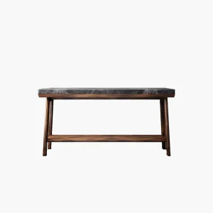 Modern Console Table with Stone Top