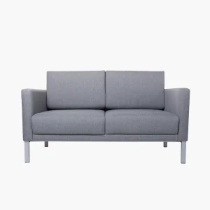 Modern Two-Seater Fabric Sofa