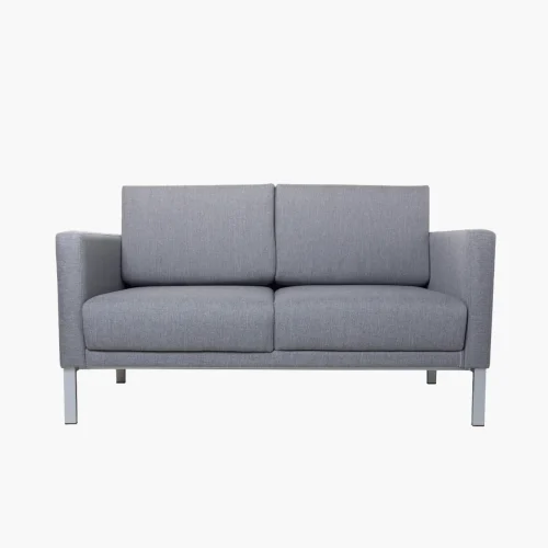 Modern Two-Seater Fabric Sofa